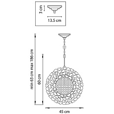 Подвесной светильник Lightstar Verona 727061 1