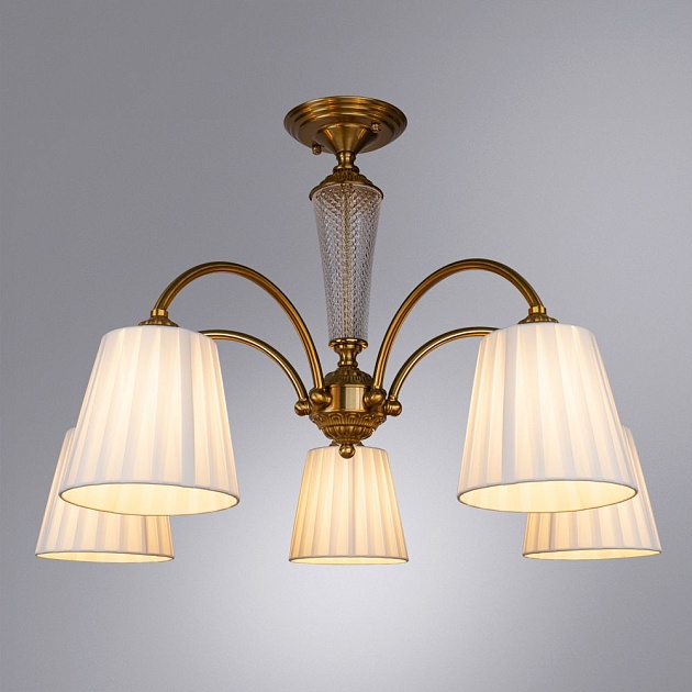 Потолочная люстра Arte Lamp Gracie A7301PL-5PB Фото № 4