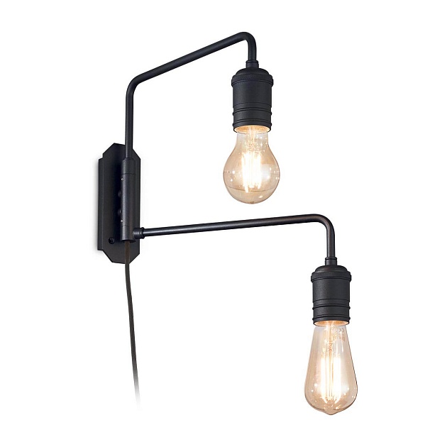 Бра Ideal Lux Triumph AP2 Nero 242385 Фото № 