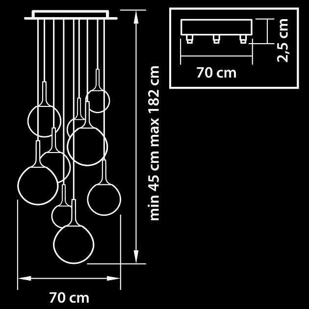 Подвесной светильник Lightstar Globo 813092 изображение 3 Подвесной светильник Lightstar Globo 813092 Фото № 3