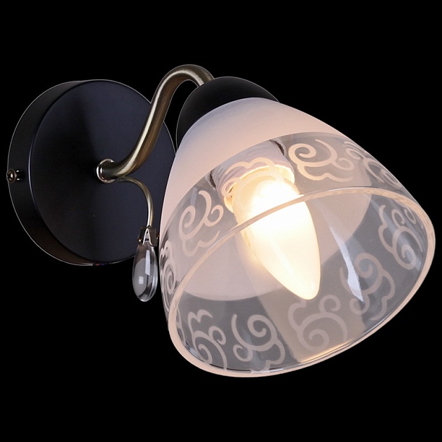 Бра Illumico IL0287-1WSQ-29 BK AB изображение Бра Illumico IL0287-1WSQ-29 BK AB Фото №