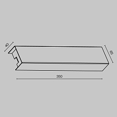 Короб для блока питания Maytoni Technical TRA160BDR-B 3