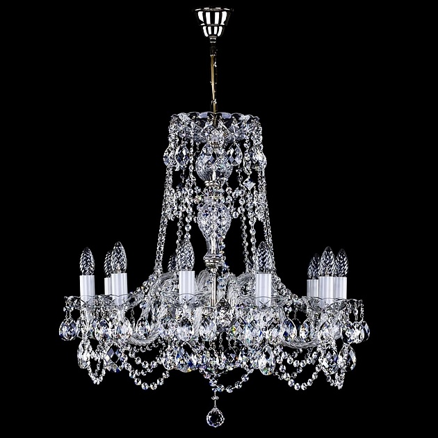 Подвесная люстра Artglass Donatela X. Nickel CE Фото № 