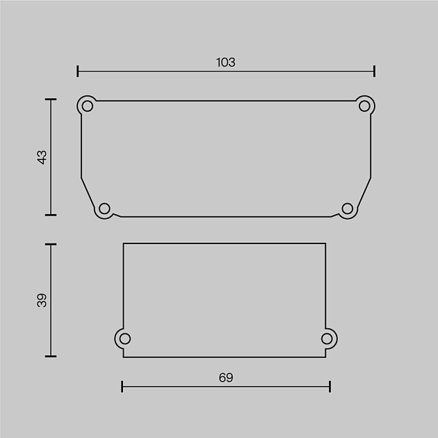 Заглушка Maytoni Technical (4 шт) ALM012EC-SC-B изображение 2 Заглушка Maytoni Technical (4 шт) ALM012EC-SC-B Фото № 2