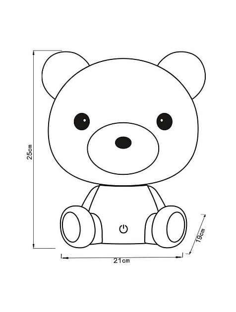 Настольная лампа Lucide Dodo Bear 71590/03/31 изображение 2 Настольная лампа Lucide Dodo Bear 71590/03/31 Фото № 2