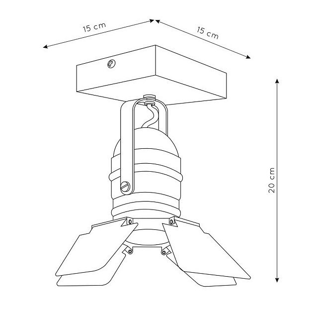 Спот Lucide Picto 17997/01/66 Фото № 2