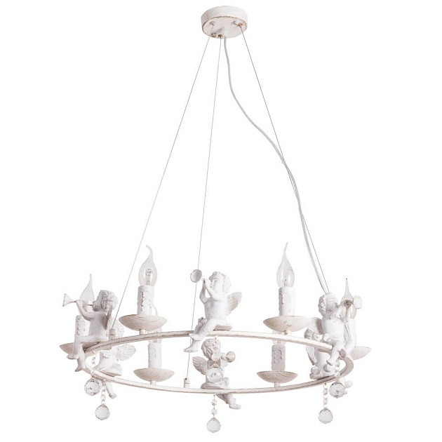 Подвесная люстра Arte Lamp Amur A1133SP-6WG изображение Подвесная люстра Arte Lamp Amur A1133SP-6WG Фото №