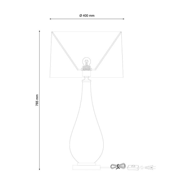Настольная лампа Lucia Tucci Harrods T932.1 Фото № 3
