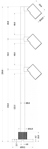 Торшер Deko-Light Herculis Triple 688042 Фото № 2