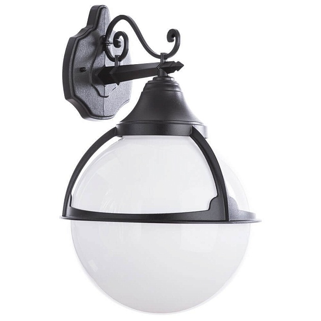 Уличный настенный светильник Arte Lamp Monaco A1492AL-1BK Фото № 
