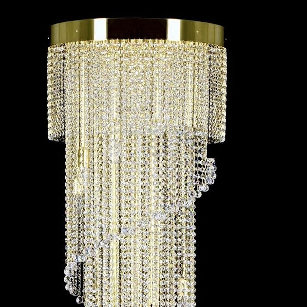 Каскадная люстра Artglass Spiral 500x1800 Balls CE Фото № 3