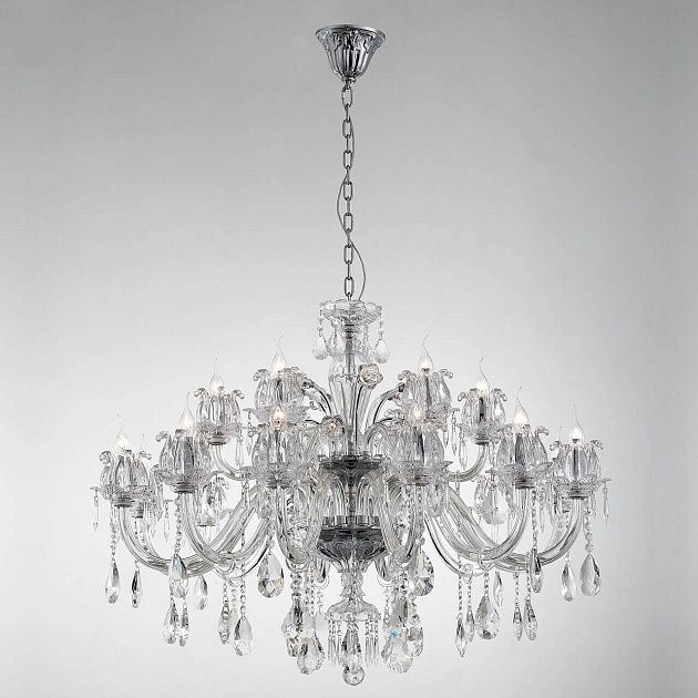 Подвесная люстра Lucia Tucci Ashanti 1250.18 Clear Фото № 