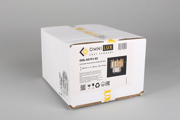 Настенный светильник Omnilux Gaeta OML-69701-02 Фото № 5