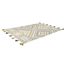 Ковер Tkano из хлопка с контрастным узором и кисточками из коллекции Ethnic, 160х230 см TK20-DR0020 1