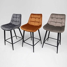 Полубарный стул AksHome Linx бежевый, велюр 86207 4