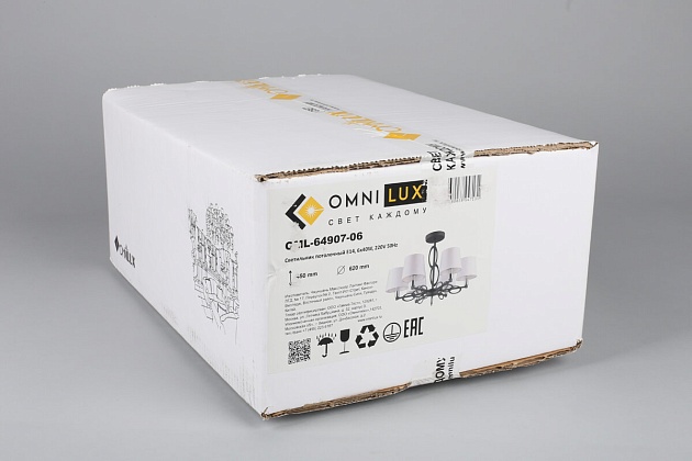 Потолочная люстра Omnilux Reggello OML-64907-06 Фото № 4