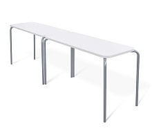 Кухонный стол Sheffilton SHT-T35 70/50 белый матовый/хром лак 4588084301 2