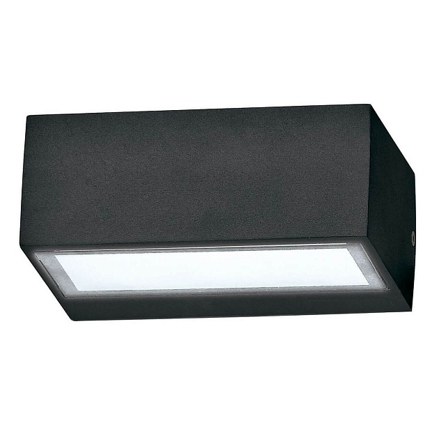 Уличный настенный светильник Ideal Lux Twin Ap1 Big Nero 115375 Фото № 