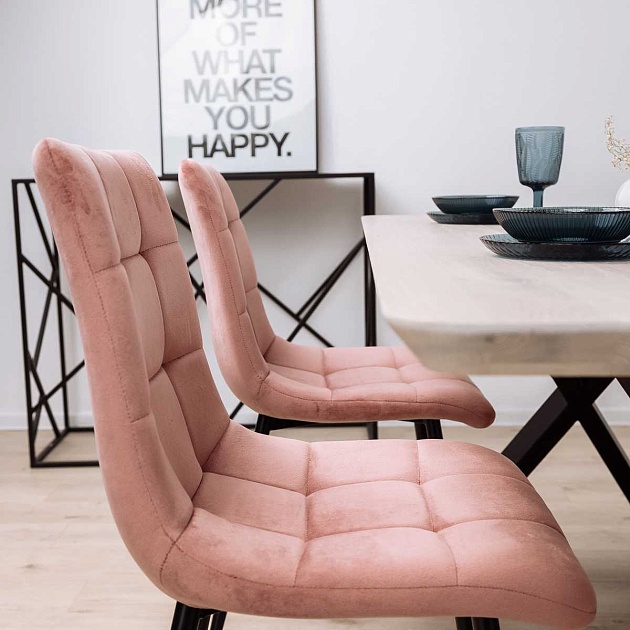 Кухонный стул AksHome Dallas розовый, велюр 68746 Фото № 5