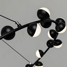 Подвесная светодиодная люстра Arte Lamp Dexter A3619SP-30BK 1