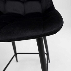 Полубарный стул AksHome Linx черный, велюр 86209 5