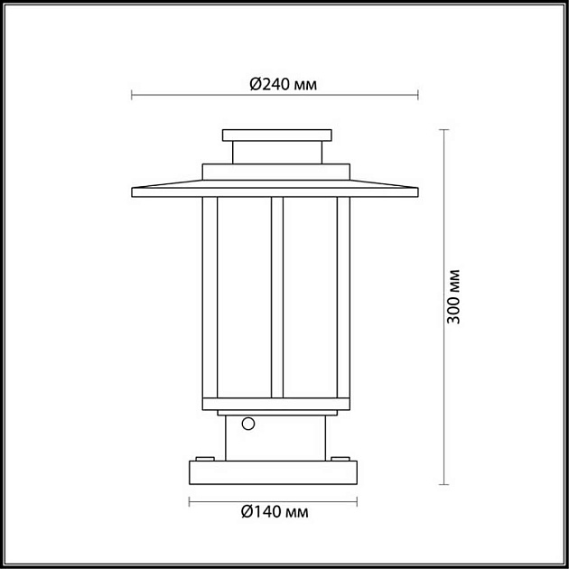 Уличный светильник Odeon Light Nature Mito 4047/1B изображение 4 Уличный светильник Odeon Light Nature Mito 4047/1B Фото № 4