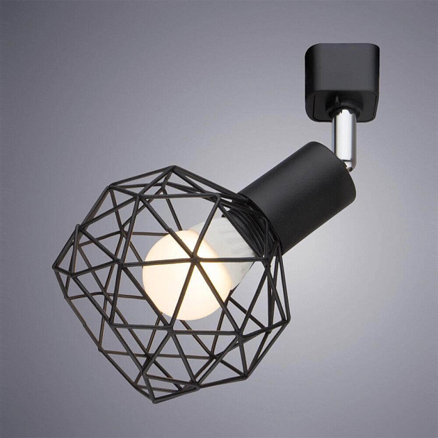 Трековый светильник Arte Lamp A6141PL-1BK Фото № 2