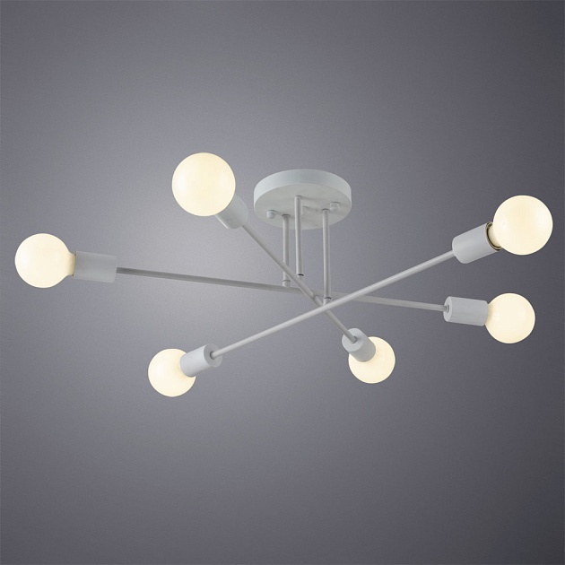 Потолочная люстра Arte Lamp Alastor A5435PL-6WH Фото № 2
