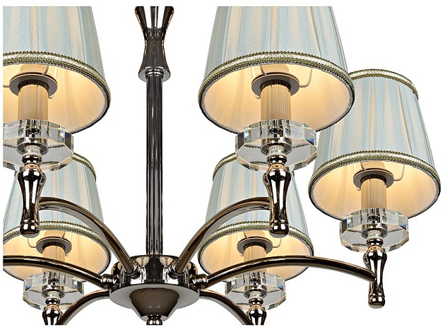 Подвесная люстра iLamp Olivia 82336/6 CR изображение 2 Подвесная люстра iLamp Olivia 82336/6 CR Фото № 2