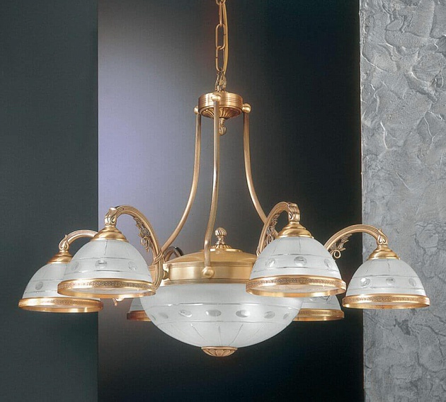 Подвесная люстра Reccagni Angelo L 3840/6+2 изображение Подвесная люстра Reccagni Angelo L 3840/6+2 Фото №