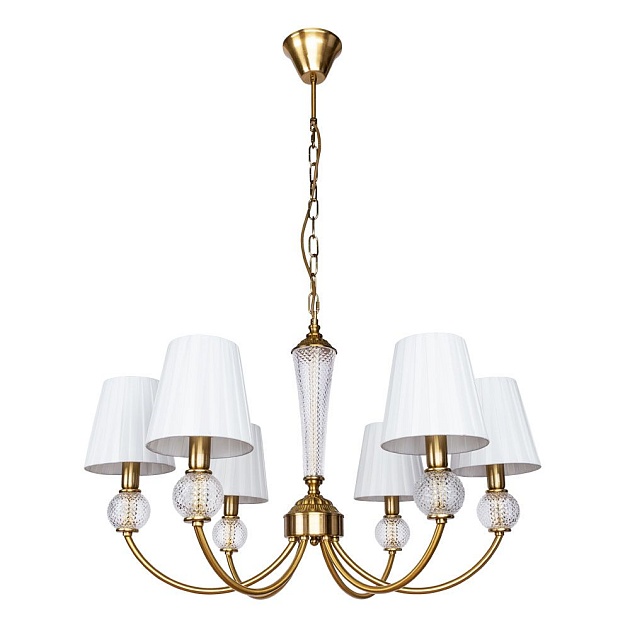 Подвесная люстра Arte Lamp Gracie A7301LM-6PB изображение Подвесная люстра Arte Lamp Gracie A7301LM-6PB Фото №
