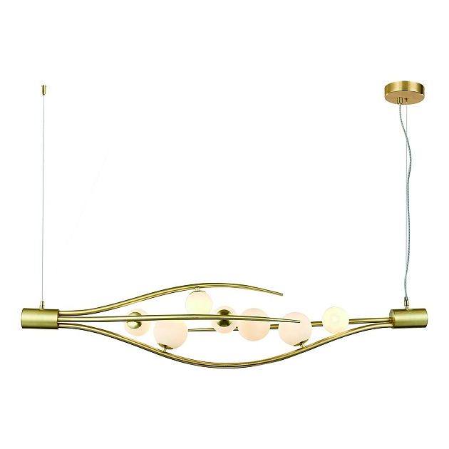 Подвесная люстра Indigo Flusso 11025/7P Gold V000231 Фото № 