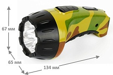 Рабочий светодиодный фонарь Ultraflash Accu Profi аккумуляторный 135х70 15 лм LED3804ML 9822 3