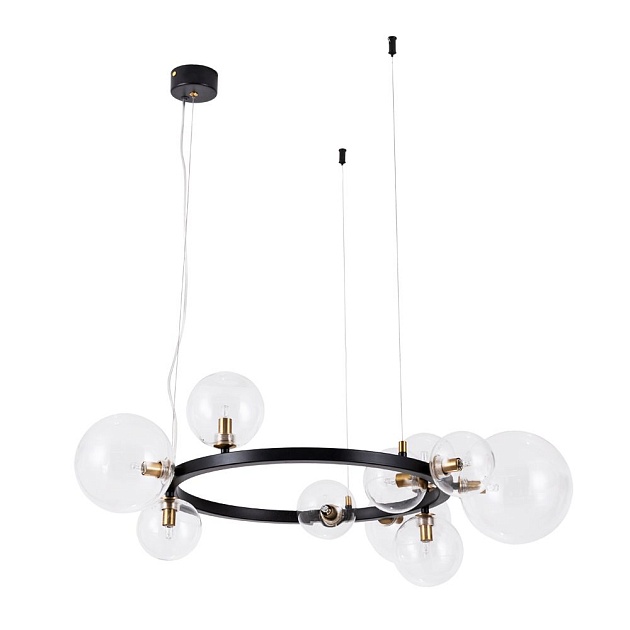 Подвесная люстра Arte Lamp Vincent A7790SP-10BK Фото № 