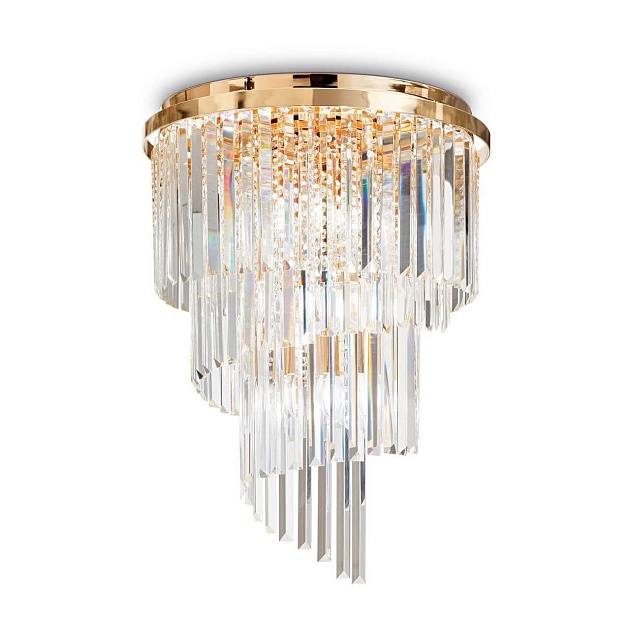 Потолочная люстра Ideal Lux Carlton PL12 Oro 213507 Фото № 