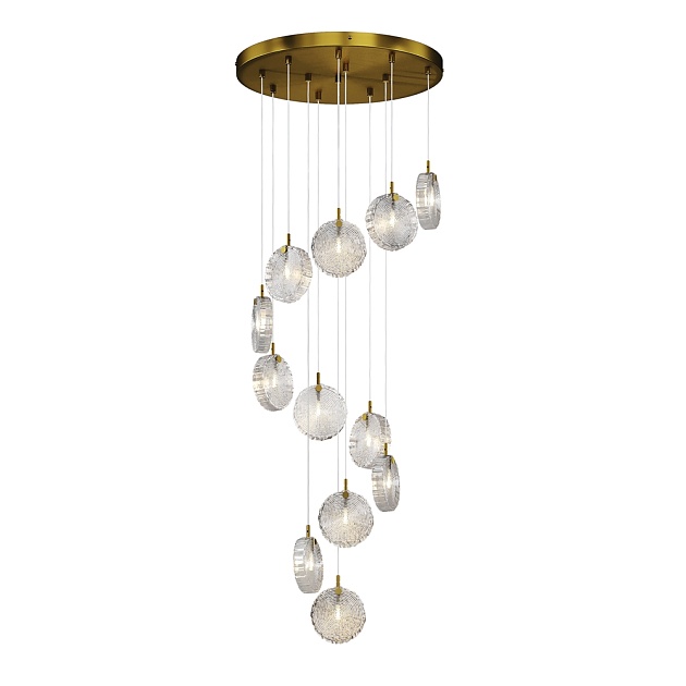 Подвесная люстра Maytoni Frozen MOD254PL-12BS изображение 3 Подвесная люстра Maytoni Frozen MOD254PL-12BS Фото № 3
