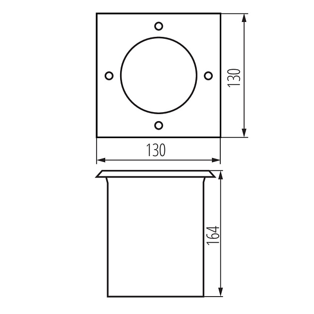 Грунтовый светильник Kanlux BERG AD-7L 36431 Фото № 3