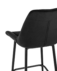 Полубарный стул Stool Group Флекс велюр черный AV 405-N28-08(PP) 5