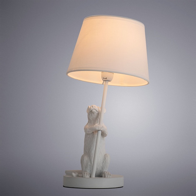 Настольная лампа Arte Lamp Gustav A4420LT-1WH изображение 4 Настольная лампа Arte Lamp Gustav A4420LT-1WH Фото № 4