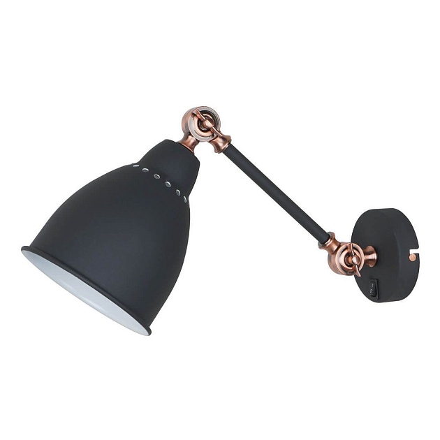 Спот Arte Lamp Braccio A2054AP-1BK Фото № 
