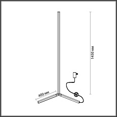 Торшер Odeon Light Hightech Fillini 4335/6FL 4