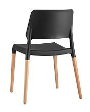 Кухонный стул Stool Group BISTRO черный с деревян. ножками 8086 BLACK 3