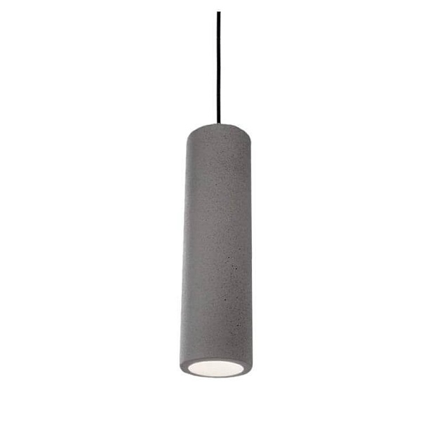 Подвесной светильник Ideal Lux Oak SP1 Round Cemento 150635 Фото № 