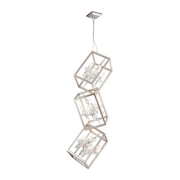 Подвесная люстра Lucia Tucci Inessa 3850.12 Silver изображение Подвесная люстра Lucia Tucci Inessa 3850.12 Silver Фото №