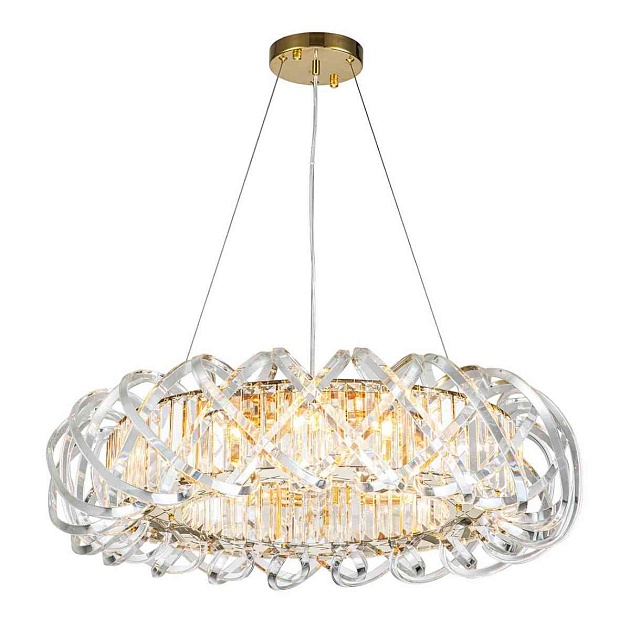 Подвесная люстра Indigo BRACCIA 12007/10P Gold V000399 изображение Подвесная люстра Indigo BRACCIA 12007/10P Gold V000399 Фото №
