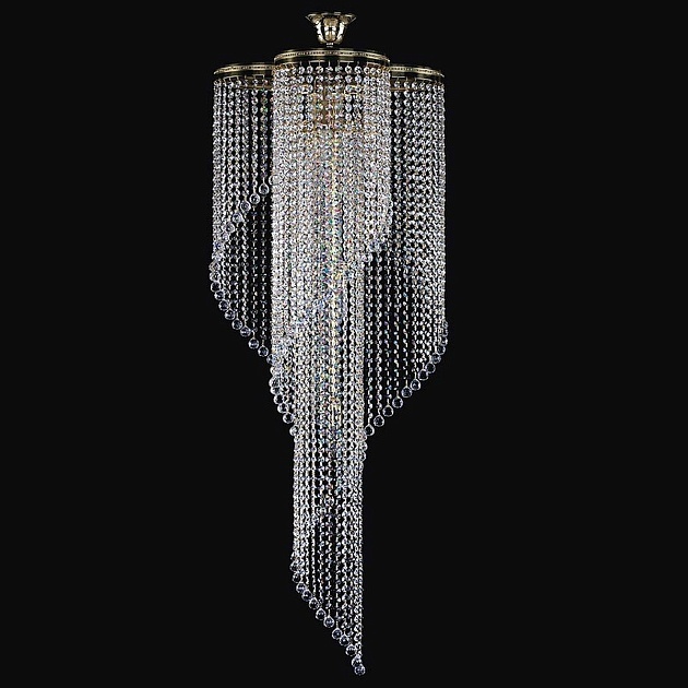Каскадная люстра Artglass Poema CE Фото № 
