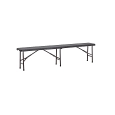 Складная скамья Stool Group 182х28х43см коричневая TZD183