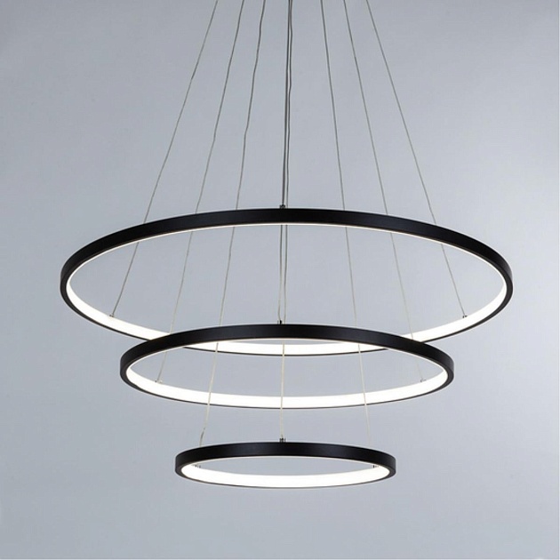 Подвесная светодиодная люстра Arte Lamp Frodo A2197SP-3BK Фото № 4