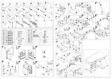 Компьютерный стол Woodville Erida 11889 1