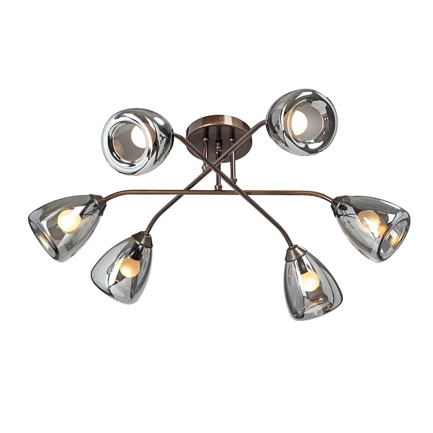 Потолочная люстра Vitaluce V4955-7/6PL изображение 2 Потолочная люстра Vitaluce V4955-7/6PL Фото № 2